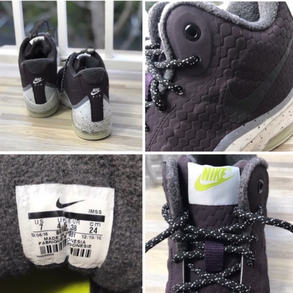 🎄 SANTA’S DEAL 🎄 NWT Nike Air Max Invigor Mid Maroon Chocolate Women's Size 7 - Picture 8 of 8